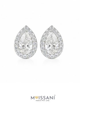 Lab-Grown Diamond Pear Shape Earring - LE0004