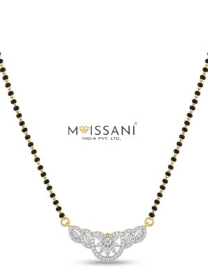 Lab-Grown Diamond Round with Marquise Mangal Sutra's - LMS004