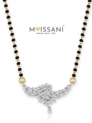 Lab-Grown Diamond Round with Marquise & Pear Mangal Sutra's - LMS005