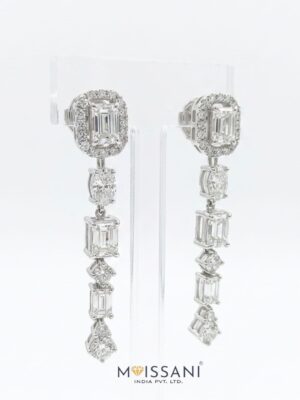Lab-Grown Diamond Mix Shape Earring - LE0036