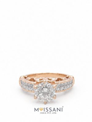 Lab Grown Diamond Round Shape Cocktail Ring- LG0105