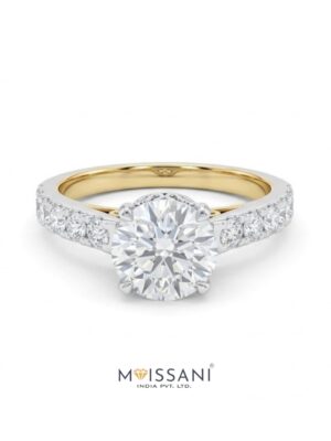 Lab Grown Diamond Solitaire Round Shape Ring- LG0153