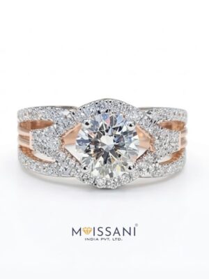 Lab Grown Diamond Round Shape Ring- LG0146