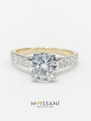 Lab Grown Diamond Round Shape Ring- LG0153