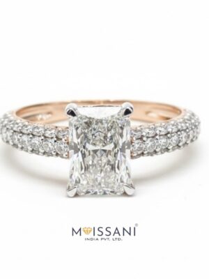 Lab Grown Diamond Radiant Shape Ring- LG0185