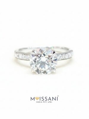 Lab Grown Diamond Round Shape Ring- LG0177