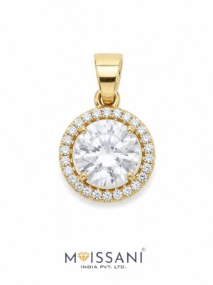 Lab-Grown Diamond Round Shape Pendant - LPT0024H