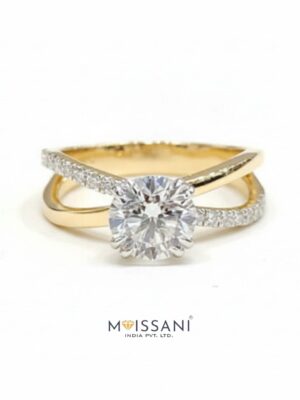 Lab Grown Diamond Round Shape Ring- LG0223