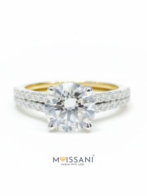 Lab Grown Diamond Round Shape Ring- LG0225