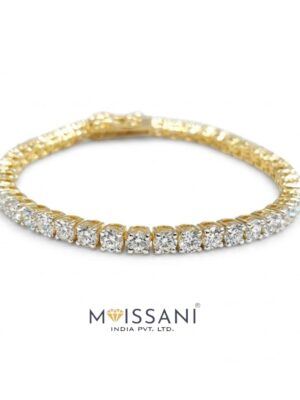 Lab Grown Diamond Round Shape Bracelet-LBL0006