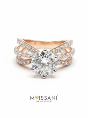 Lab Grown Diamond Round Shape Ring- LG0257