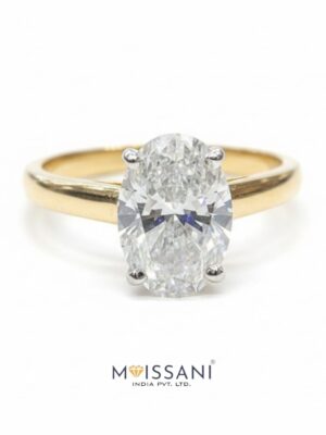 Lab Grown Diamond Oval Shape Ring- LG0269