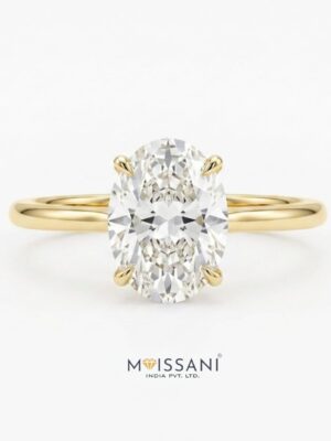 Lab Grown Diamond Oval Shape Ring- LG0269