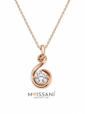 Lab-Grown Diamond Round Shape Pendant - LPT0034