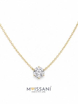 Lab-Grown Diamond Round Shape Pendant - LPT0040
