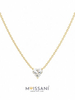 Lab-Grown Diamond Heart Shape Pendant - LPT0039