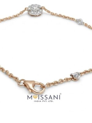 Lab Grown Diamond Round Shape Bracelet-LBL0012