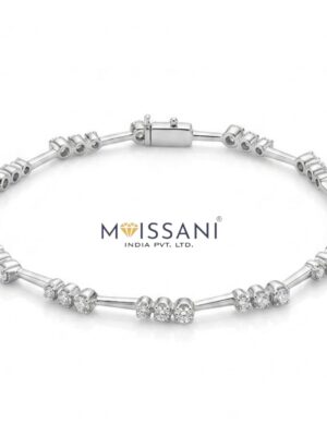 Lab Grown Diamond Round Shape Bracelet-LBL0011