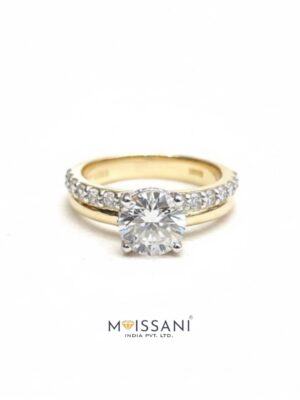 Lab Grown Diamond Round Shape Ring- LG0319