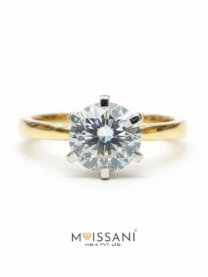 Lab Grown Diamond Round Shape Ring- LG0317