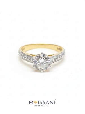 Lab Grown Diamond Round Shape Ring- LG0316