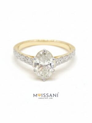 Lab Grown Diamond Oval Shape Ring- LG0327