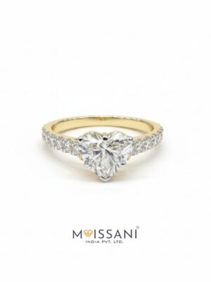 Lab Grown Diamond Heart Shape Ring- LG0323