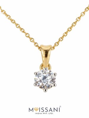 Lab-Grown Diamond Round Shape Pendant - LPT0051