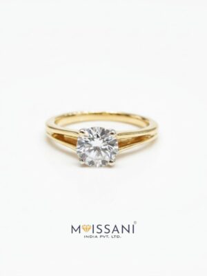 Lab Grown Diamond Round Shape Ring- LG0334