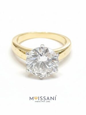 Lab Grown Diamond Round Shape Ring- LG0344