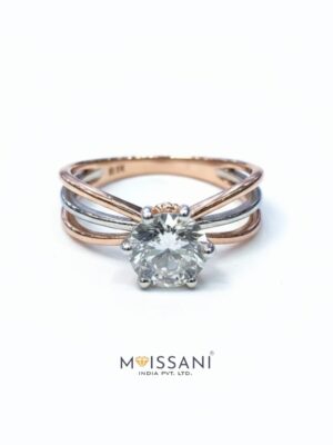 Lab Grown Diamond Round Shape Ring- LG0359