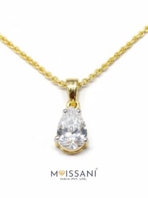 Lab-Grown Diamond Pear Shape Pendant - LPT0070