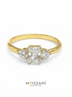 Lab-Grown Diamond Radiant shape Ring - NR0009