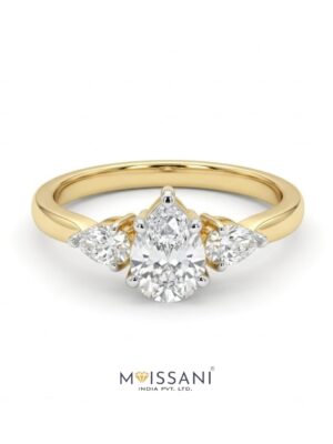Lab-Grown Diamond Pear shape Ring - NR0013