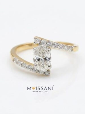 Lab-Grown Diamond Oval shape Ring - NR0015