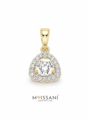 Lab-Grown Diamond Round Shape Pendant - NP0004