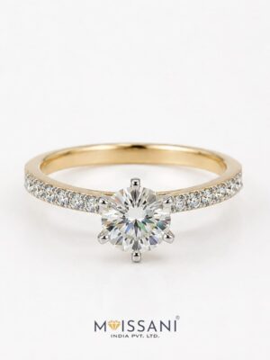 Lab-Grown Diamond  Round shape Ring - NR0017