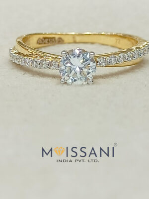Lab-Grown Diamond Round shape Ring - NR0019