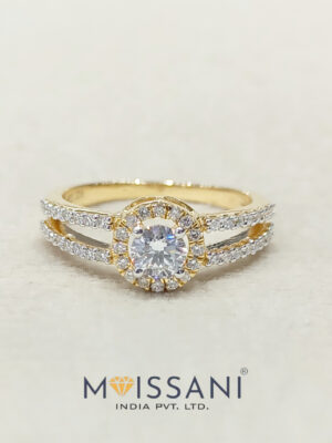 Lab-Grown Diamond Round shape Ring - NR0026