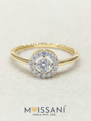 Lab-Grown Diamond Round shape Ring - NR0022