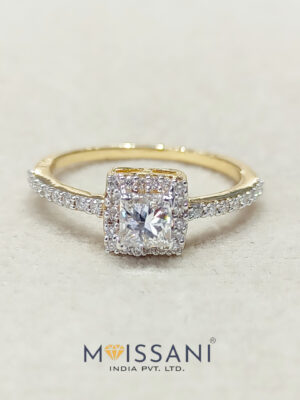 Lab-Grown Diamond Princess shape Ring - NR0023