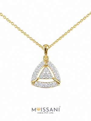 Lab-Grown Diamond Round Shape Pendant - NP0006