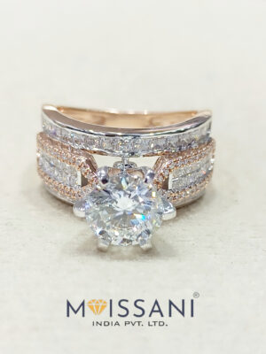 Lab Grown Diamond Round Shape Ring- LG0378