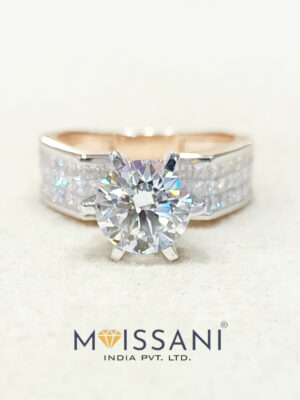 Lab Grown Diamond Round Shape Ring- LG0377