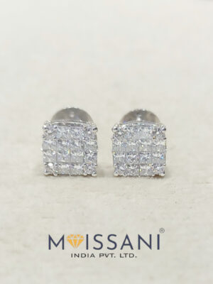 Lab-Grown Diamond Princess Earring - LE0148