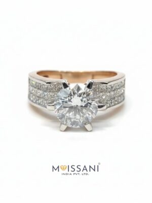 Lab Grown Diamond Round Shape Ring- LG0377