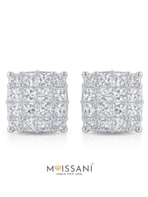 Lab-Grown Diamond Princess Earring - LE0148
