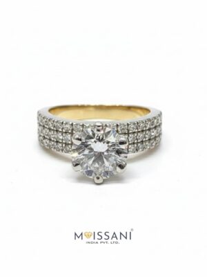 Lab Grown Diamond Round Shape Ring- LG0382