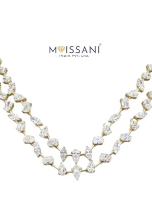 Lab Grown Diamond Mix Shape Necklace-LNK0001