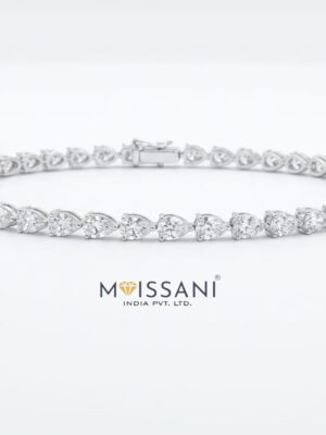 Lab Grown Diamond Pear Shape Bracelet-LBL0016